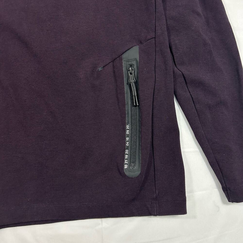 Mens Nike Sportswear Tech Pack Crew Long Sleeve Purple Plum Athletic Gym Sz S - Picture 10 of 11